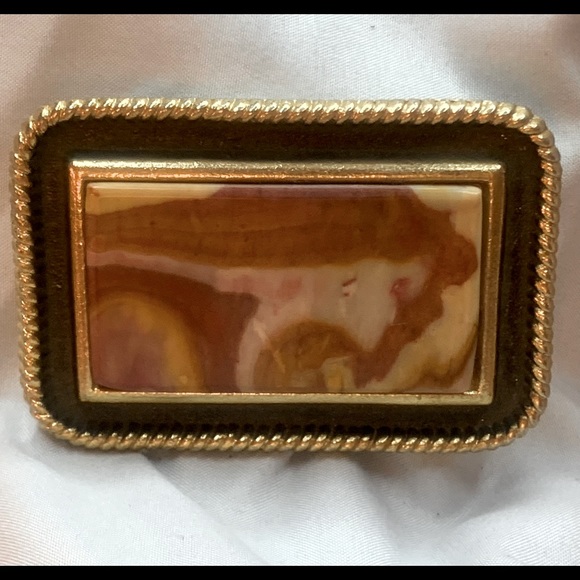 Agate Belt Buckle - Picture 3 of 5